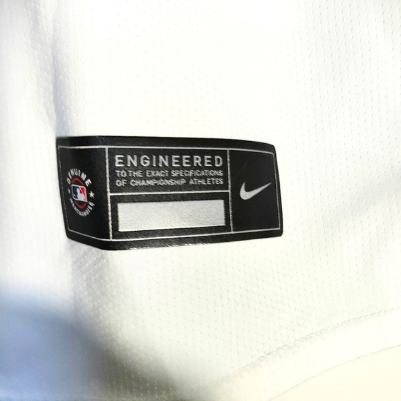 Men's Texas Rangers Corey Seager Nike White Gold Player Jersey Large - Picture 5 of 5